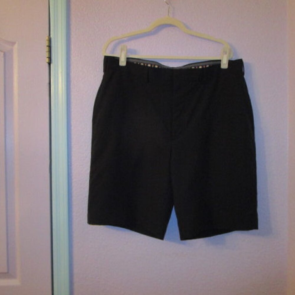 Perry Ellis Mens Golf Shorts Size 36 Stretch Tech Comfort Performance Black 10" - Picture 2 of 9